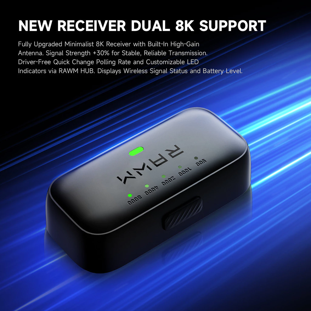 Chuột không dây Gaming RAWM Leviathan V4 Wireless Esports - Ảnh 5