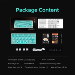 Bàn phím từ tính Gaming ATK RS7 Air Esports Hall Effect